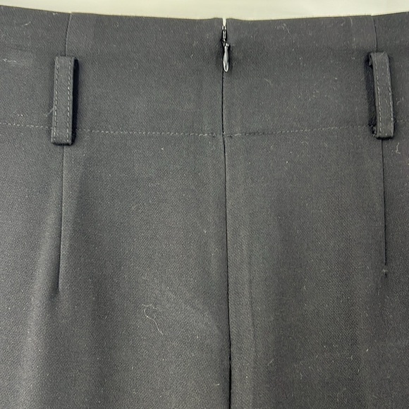 BCBGMAXAZRIA high waist, wide leg office pants Black SZ M - Picture 6 of 12